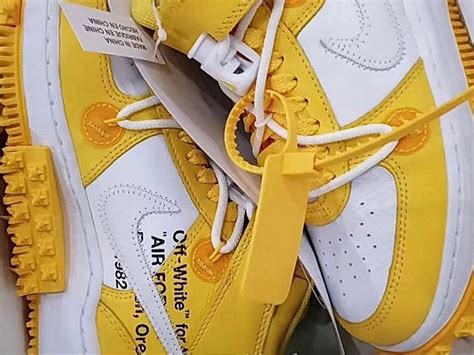 canary yellow air force 1 - canary yellow off white reaper.